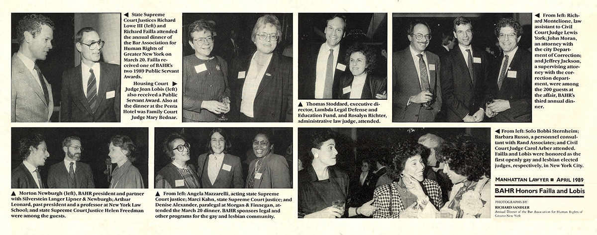 1989 Manhattan Lawyer spread on BAHR gala